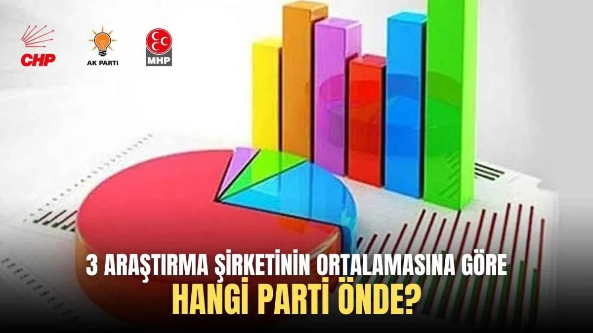 3 araştırma şirketinin ortalamasına göre hangi parti önde? 3 araştırma şirketinin ortalamasına göre hangi parti önde?