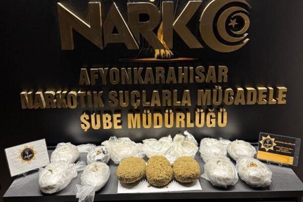Afyonkarahisar’da zehir taciri yakalandı