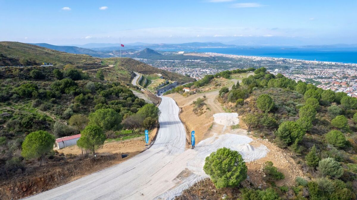 Güzelbahçe Payamlı yolu açıldı Güzelbahçe Payamlı yolu açıldı