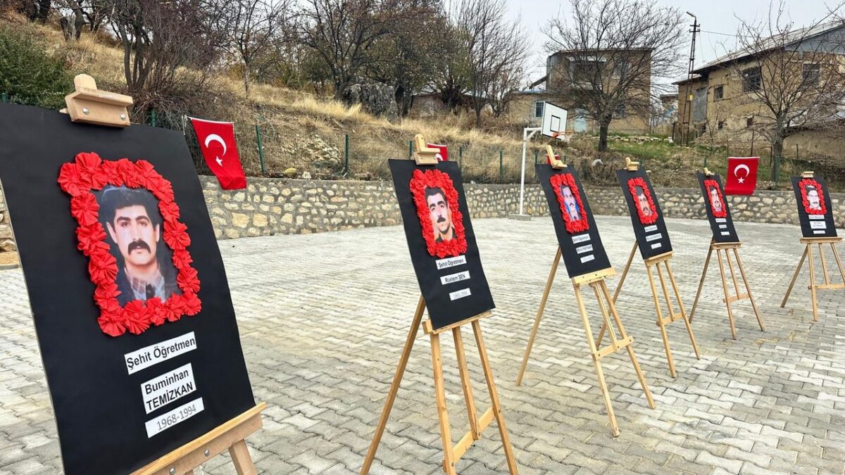 Şehit edilen altı öğretmen unutulmadı Şehit edilen altı öğretmen unutulmadı