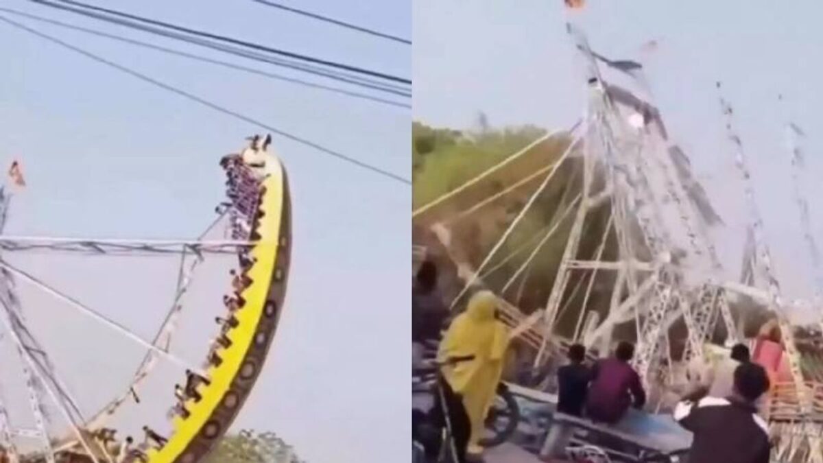 Panayırda facia: Çocuklarla dolu salıncak çöktü, 14 yaralı Panayırda facia: Çocuklarla dolu salıncak çöktü, 14 yaralı
