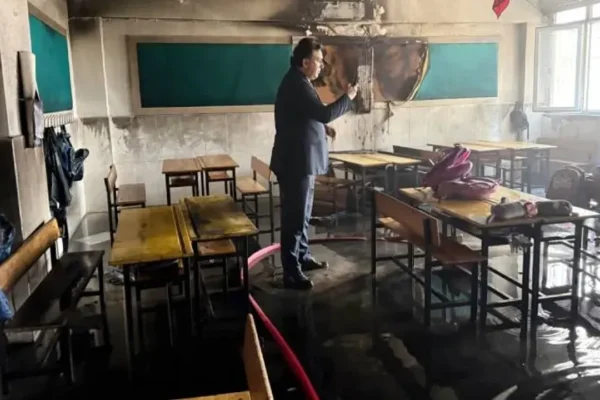 İlkokulda yangın: Eğitime 2 gün ara verildi