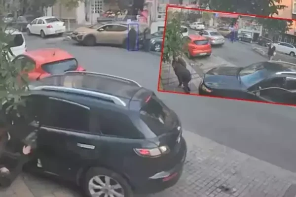 Akılalmaz olay: Şoför koltuğundayken kendi aracını... Akılalmaz olay: Şoför koltuğundayken kendi aracını...