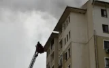 10 katlı binada yangın paniği: 21 kişi hastaneye kaldırıldı