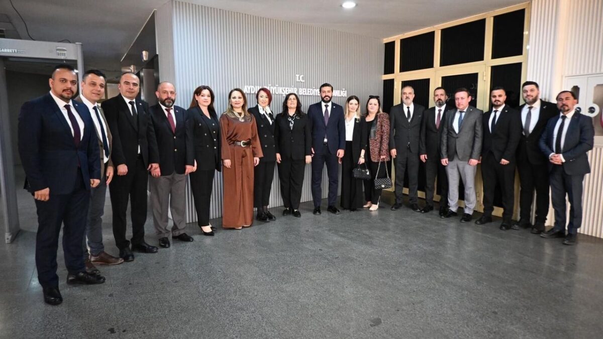 Başkan Çerçioğlu’na Milliyetçi Hareket Partisi Aydın’dan ziyaret