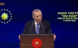 Cumhurbaşkanı Erdoğan: 202 vakıf eserimizi açacağı...