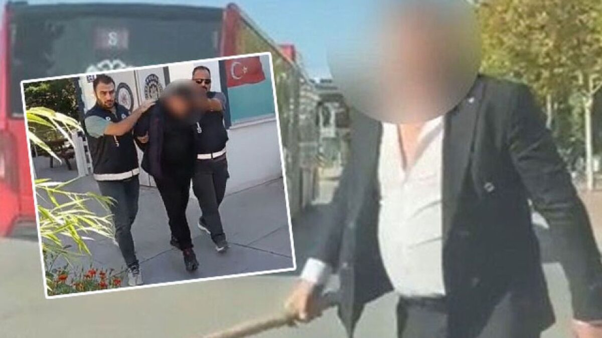 Lüks araçtan sopayla inmişti… Kâbusu yaşadı!
