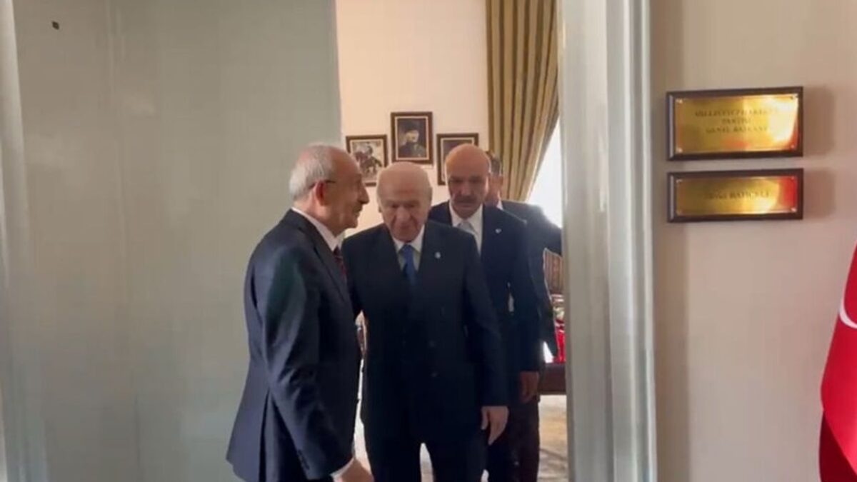 Bahçeli ve Kılıçdaroğlu arasında sürpriz görüşme Bahçeli ve Kılıçdaroğlu arasında sürpriz görüşme